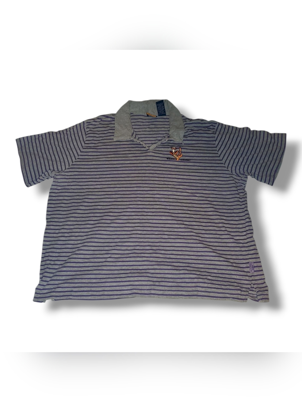 Vintage Womens Pooh Brand polo Shirt with Tigger logo size 26w/28w xxxl